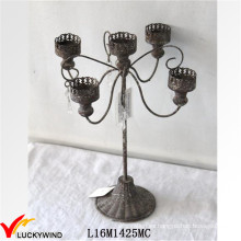 Table Version Retro Rustic Candelabros Centerpieces